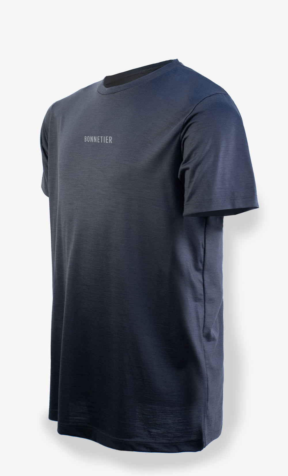 T-Shirt Mérinos Homme Couleur Ultra Léger - Charcoal BONNETIER