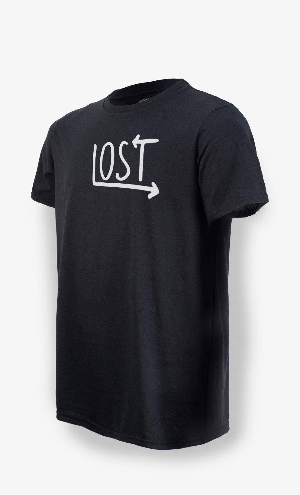 T-Shirt Homme Noir - Lost