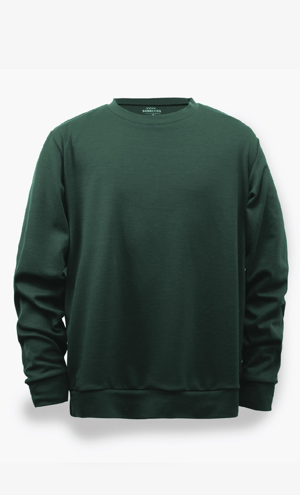 Men's Dark Green Brushed Long Sleeves - Atlas