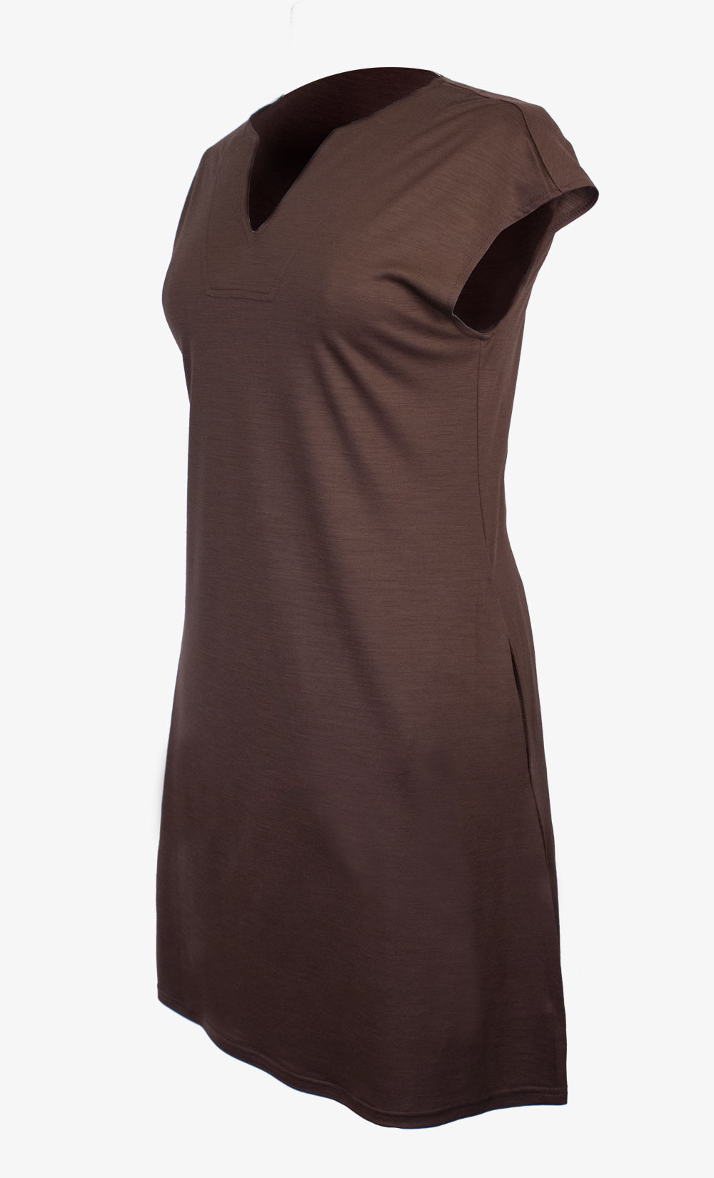 Burgundy Merino Ultra Light Dress - Soho