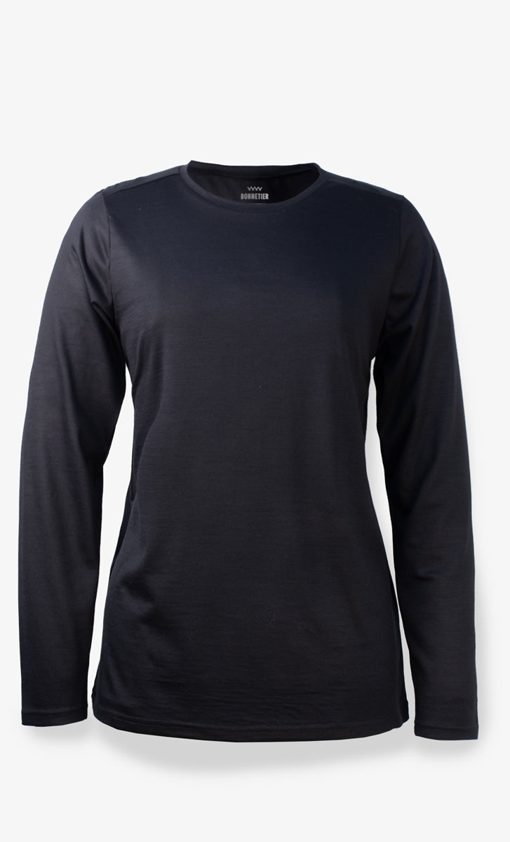 Women's Merino Long Sleeves Black