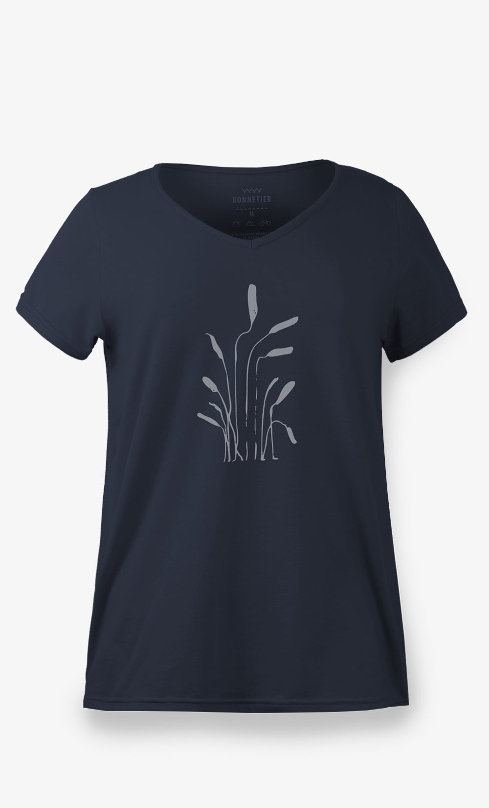 Women's Black T-Shirt - Nature