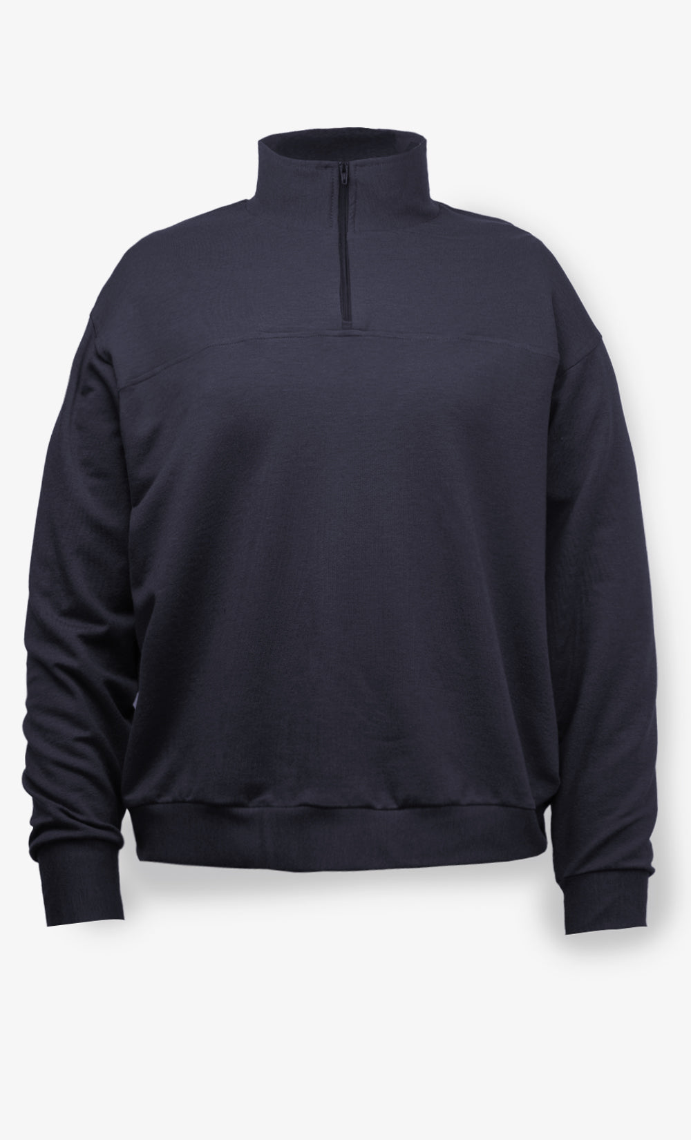 Women's Black Half-Zip Top - Nordic