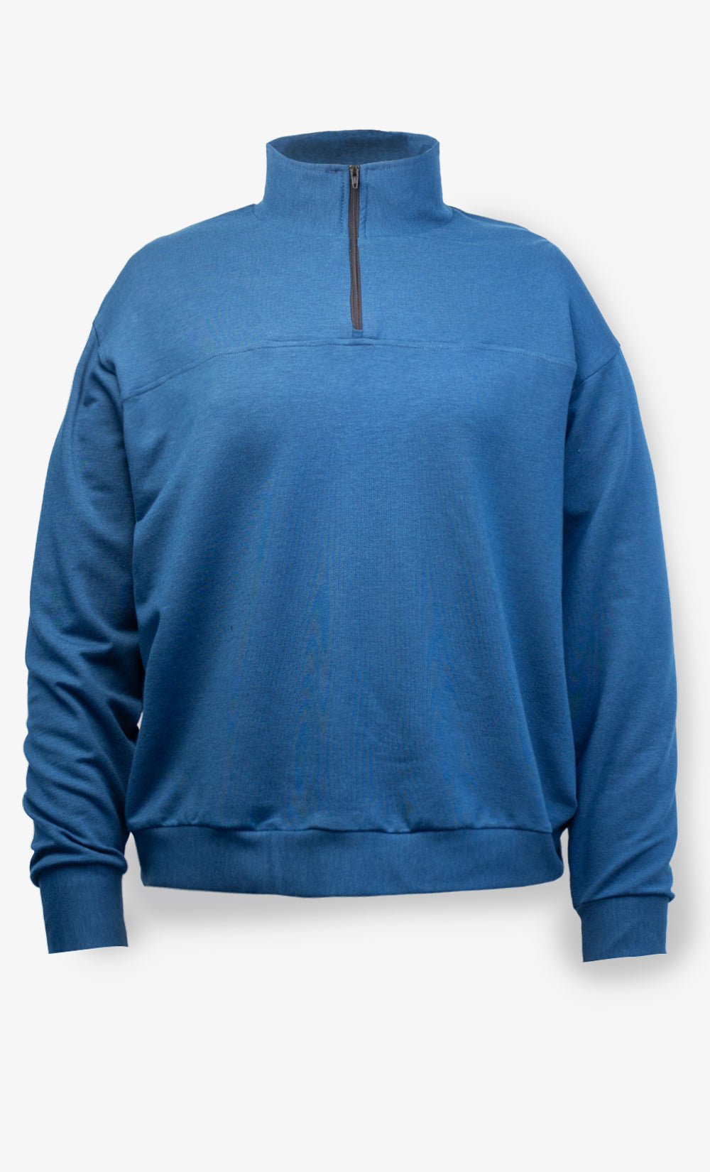 Haut Demi-Zip Femme Turquoise - Nordic