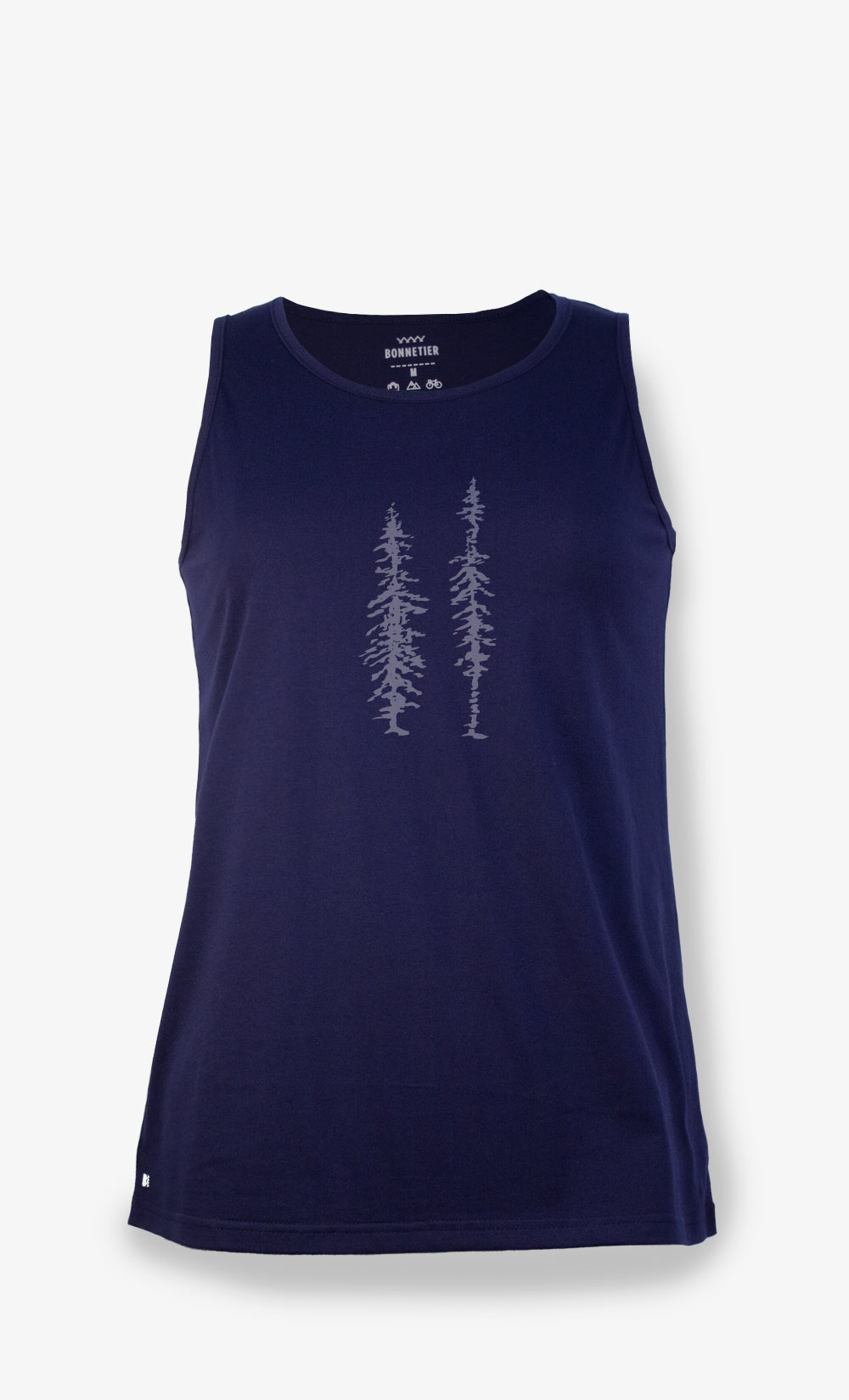 Camisole Femme Marine - Arbre Pixel