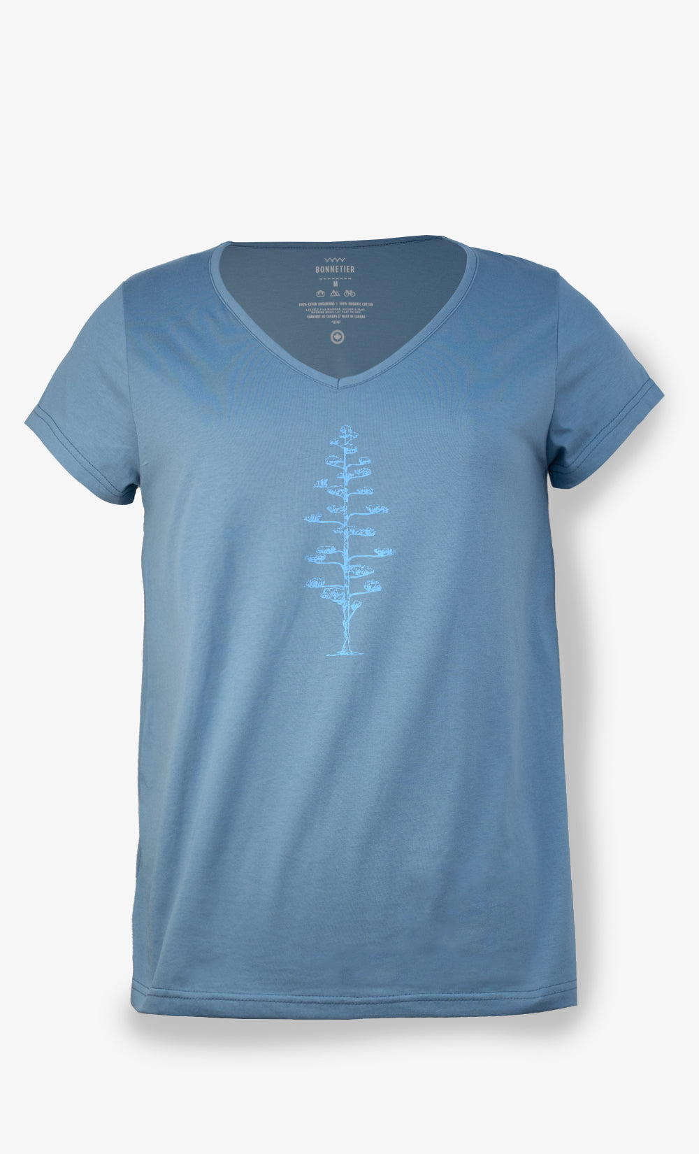 T-Shirt Femme couleur Turquoise - Hinoki Tree