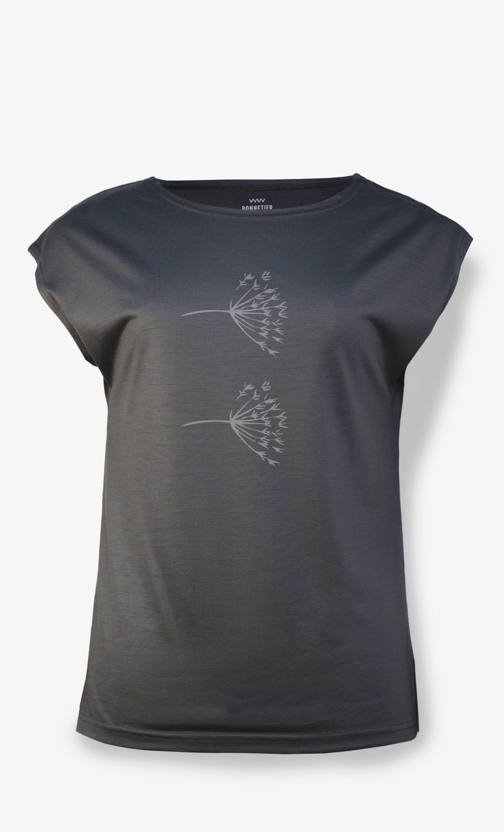 Women's Ultralight Truffle Merino Wool T-Shirt - Two Dandelions