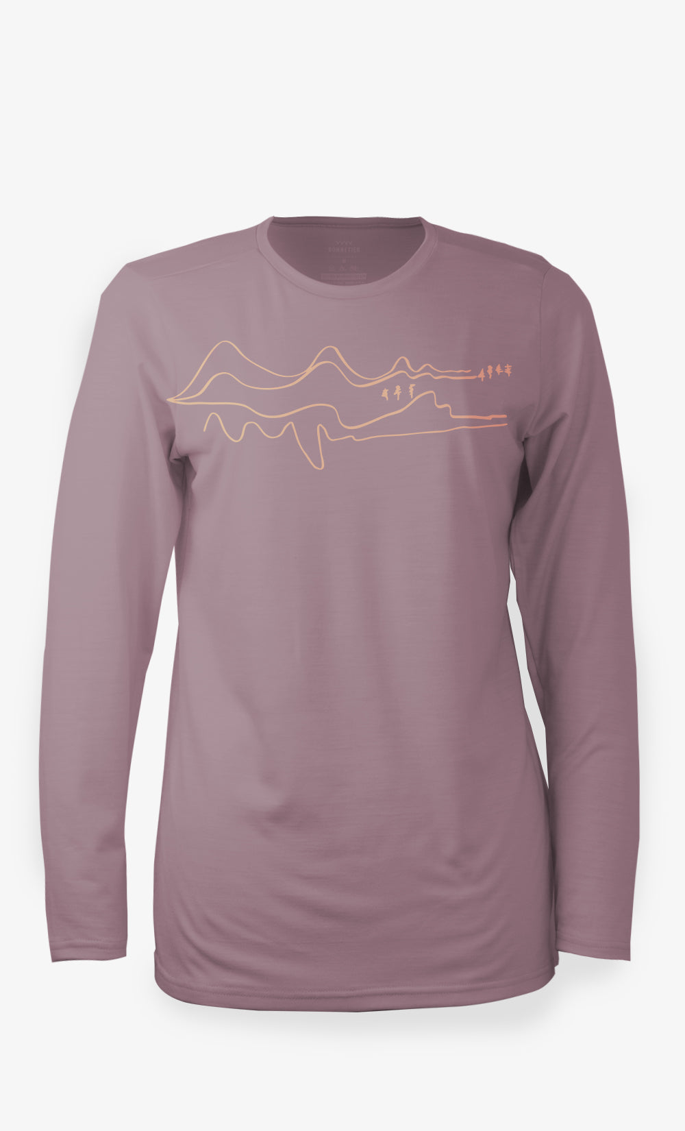 Women's Merino Wool Long Sleeves Old Pink - Sketchy Land