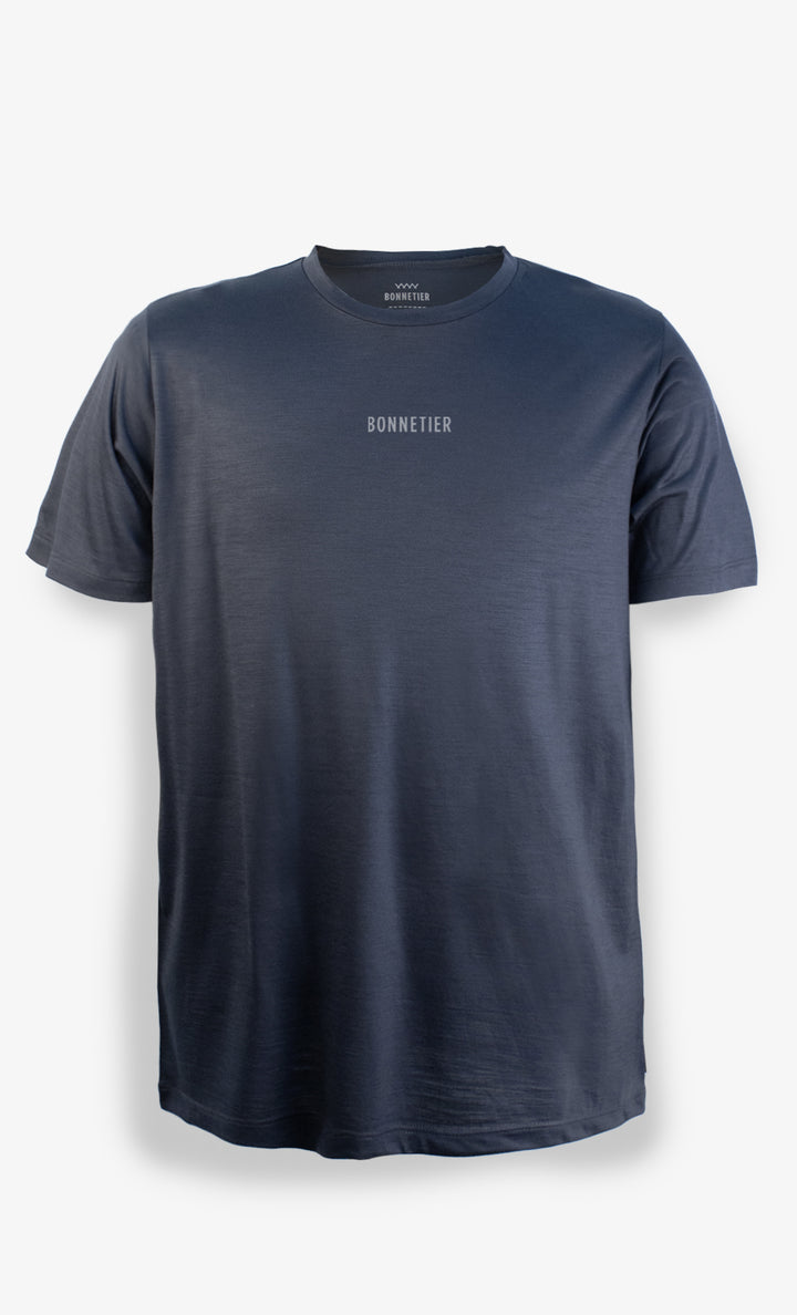 T-Shirt Mérinos Homme Charcoal Ultra Léger - Bonnetier