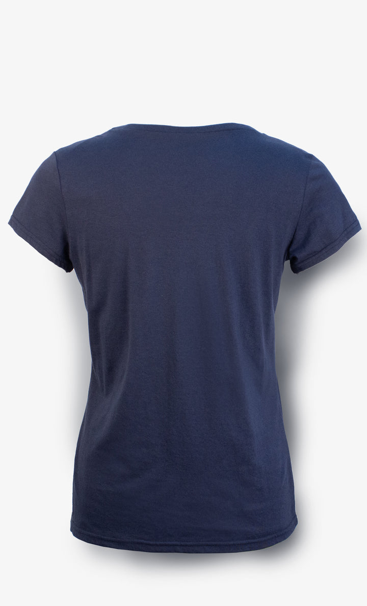 T-Shirt Femme Marine - Arbre Simple
