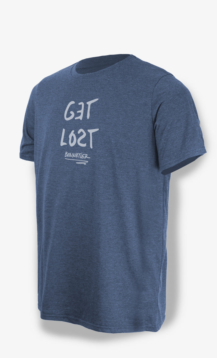 Men's T-Shirt Blue Heather - Get Lost