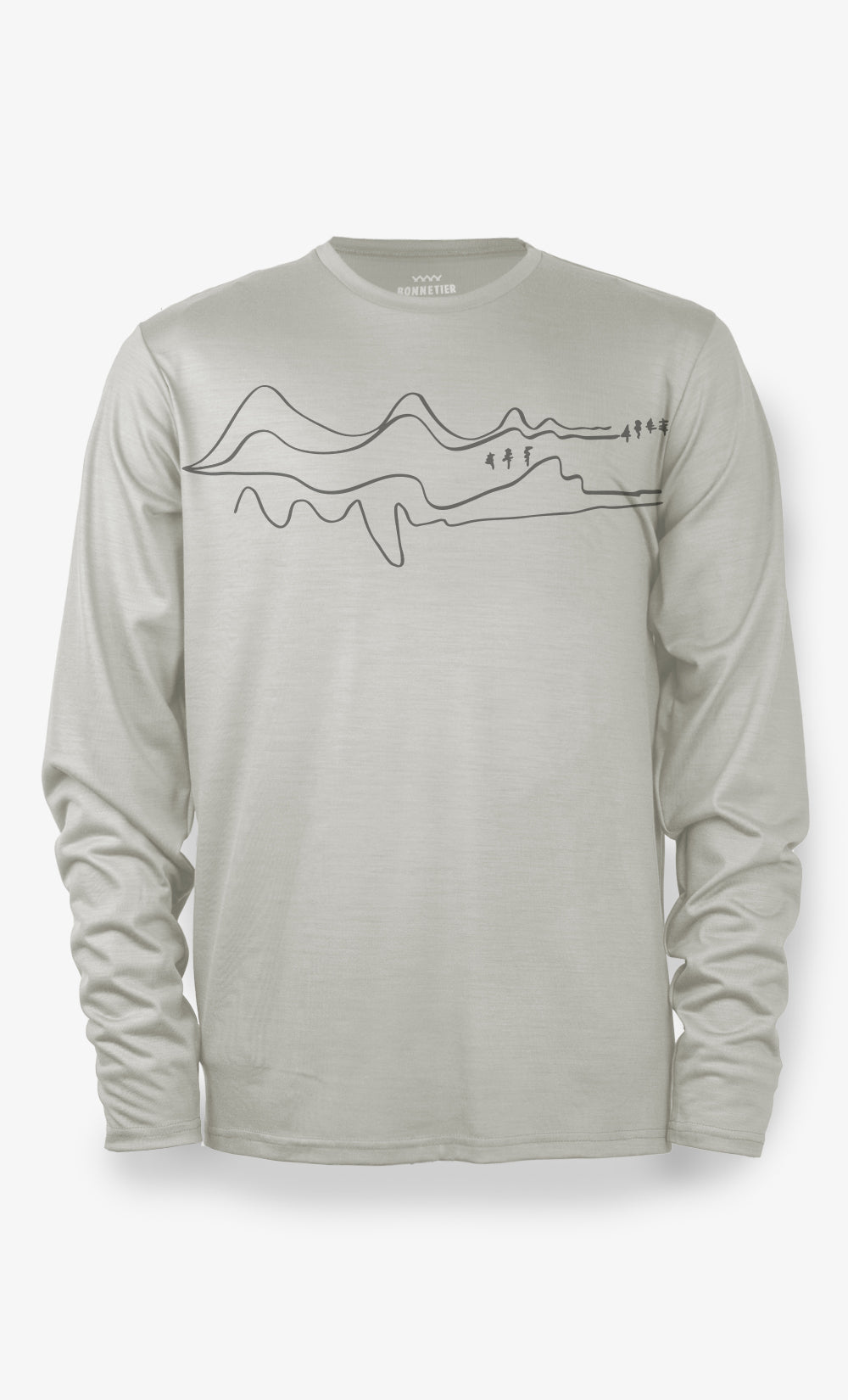 Manches Longues Mérinos Homme Techcrew Blanc Chaud - Sketchy Land