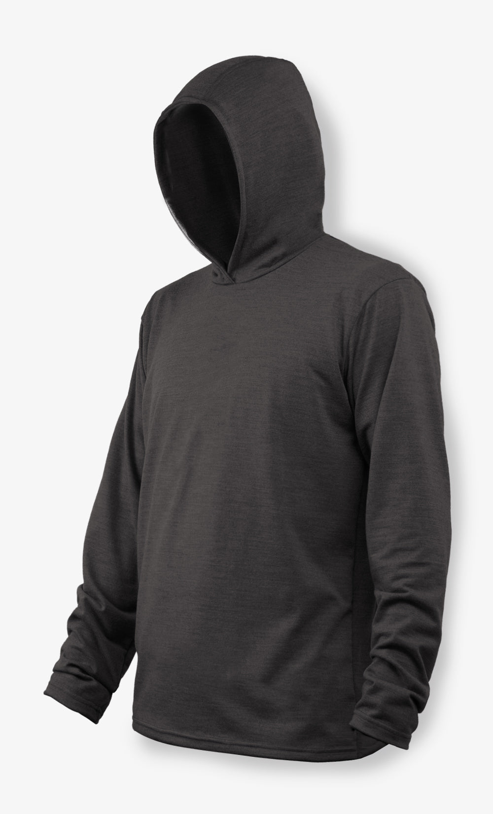 Capuchon Homme Mérinos Flannelle Noir