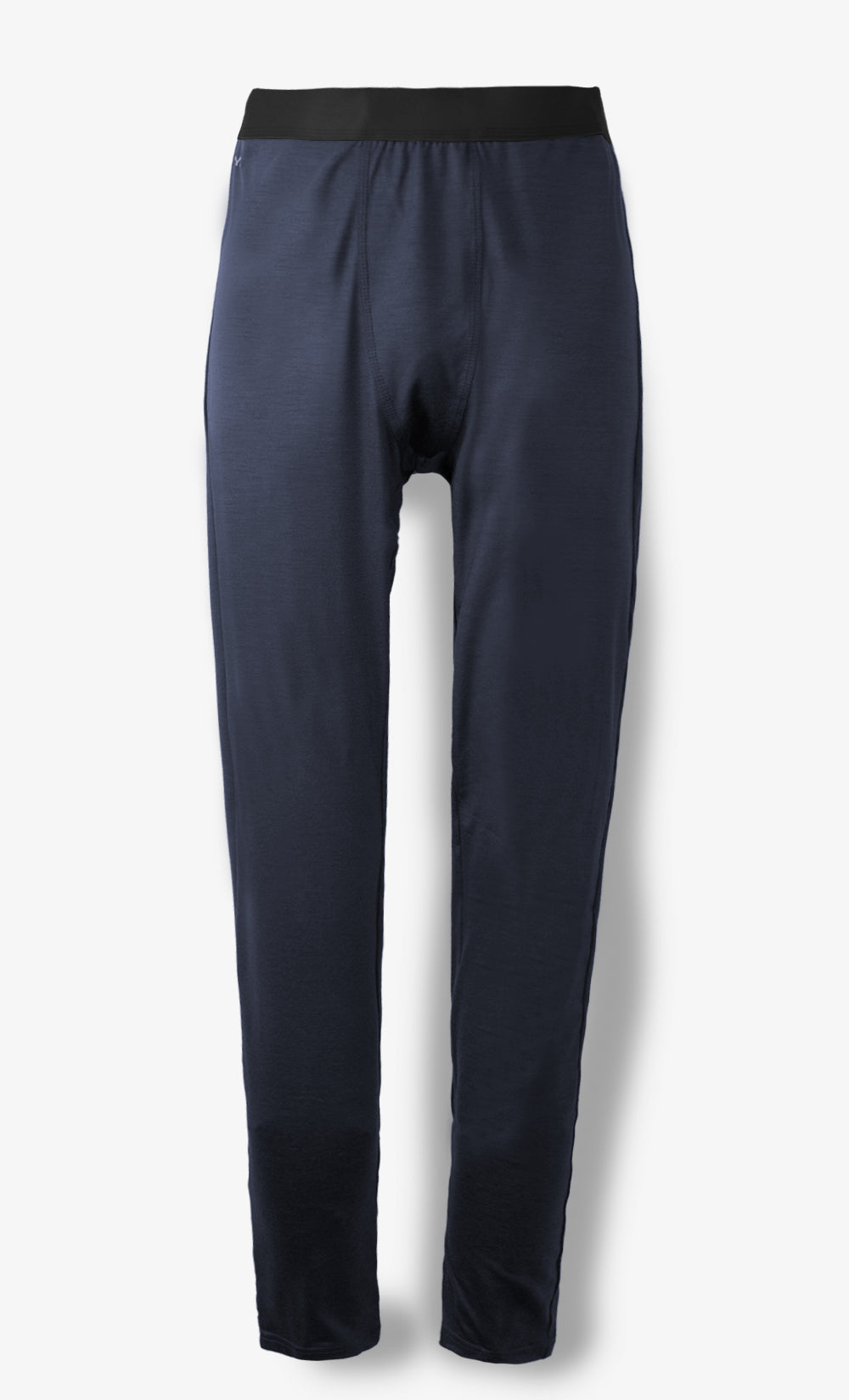 Legging pour homme en laine de mérinos StretchWool™ marine BONNETIER, première couche thermique fabriquée au Canada.