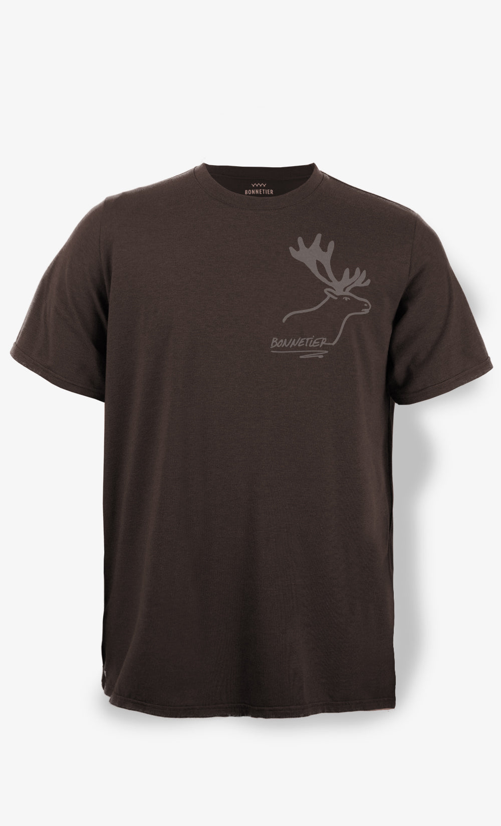 Men's Brown T-Shirt - Moose