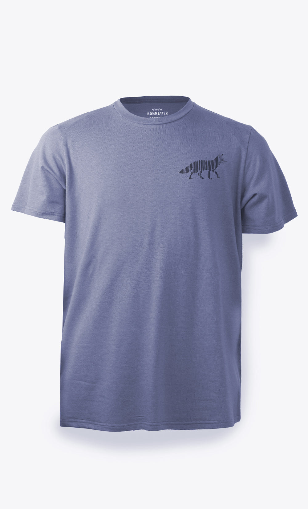 T-Shirt Homme Bleu Velour - Renard