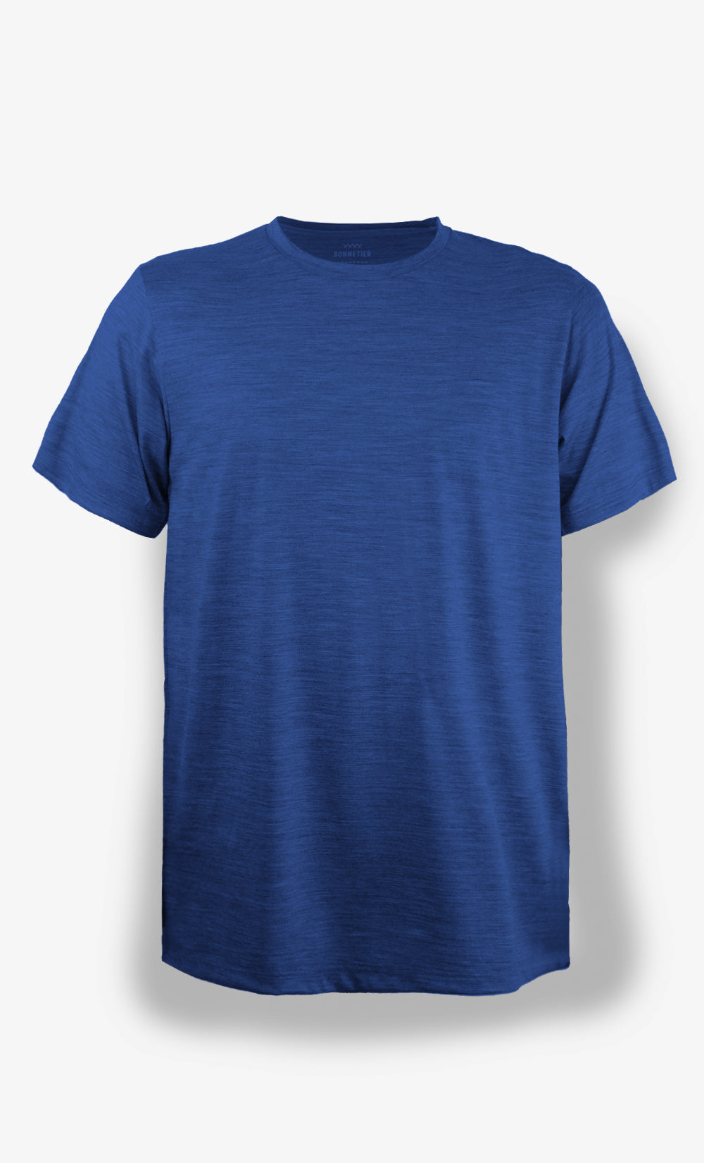 Men's  Ultralight Heather Blue Merino Wool T-Shirt 