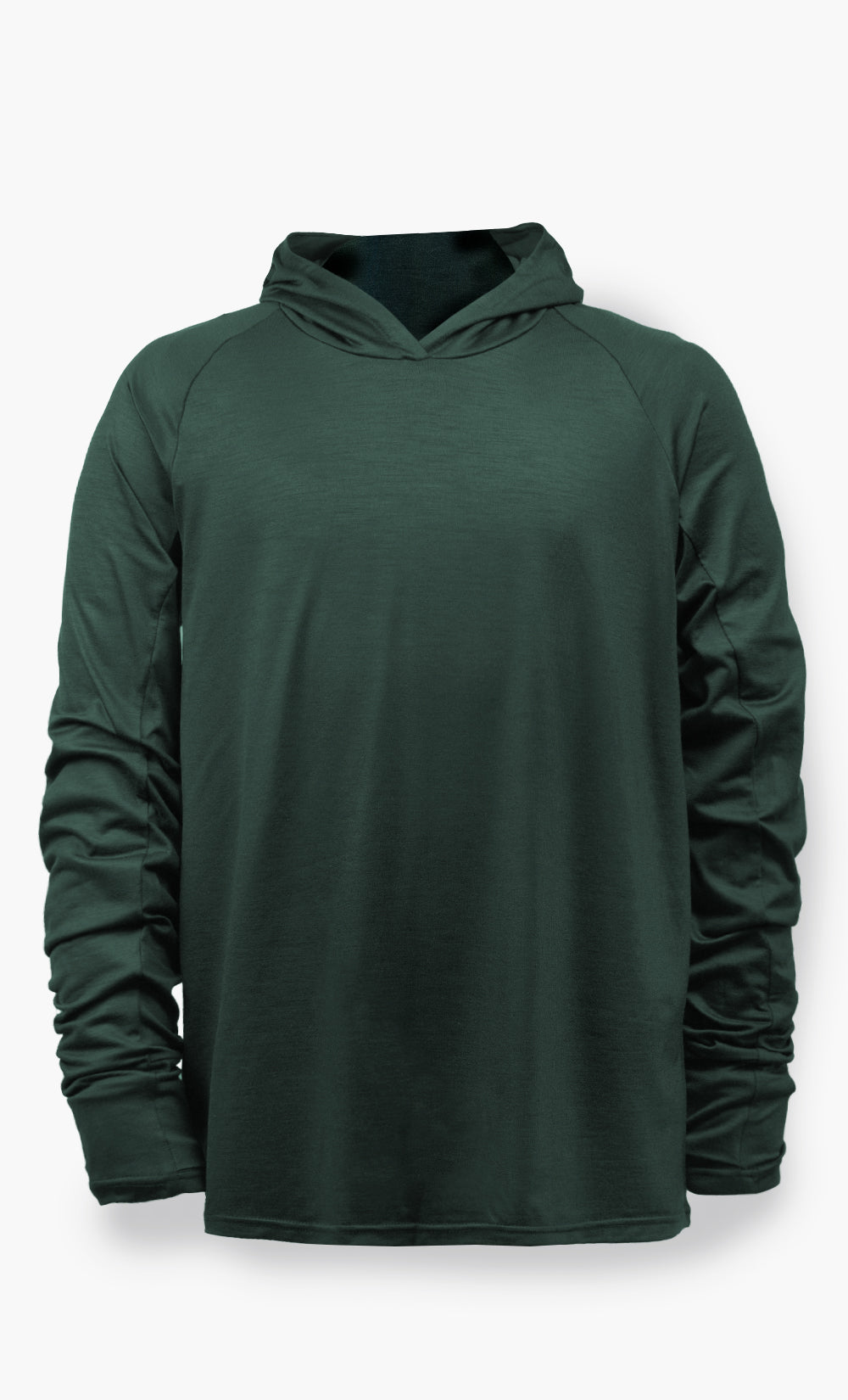 Men's Merino Stretchwool™ Hoodie - Dark Green
