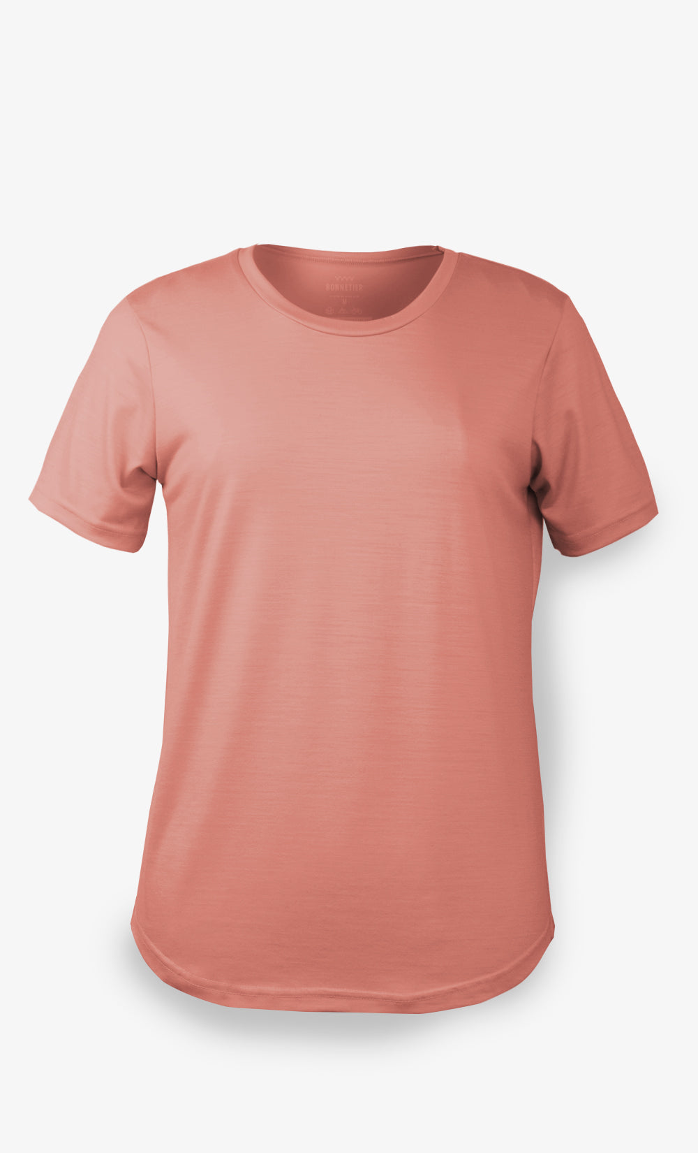 Women's Salmon Ultra Light Merino Wool T-Shirt