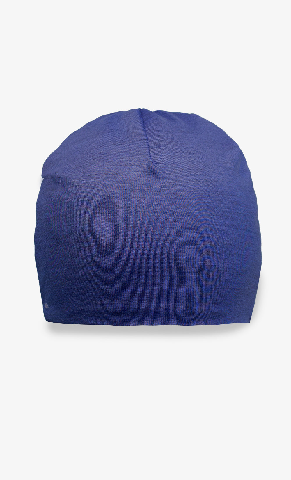 Beanie 100% Mérinos Double - Bleu Chiné