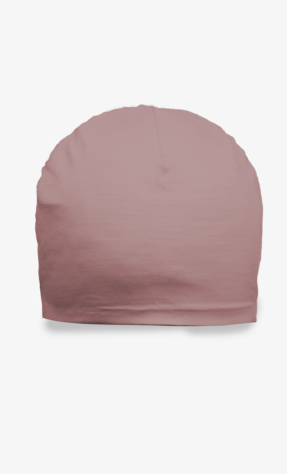 Bonnet double vieux rose en 100 % laine de mérinos BONNETIER fabriqué au Canada.