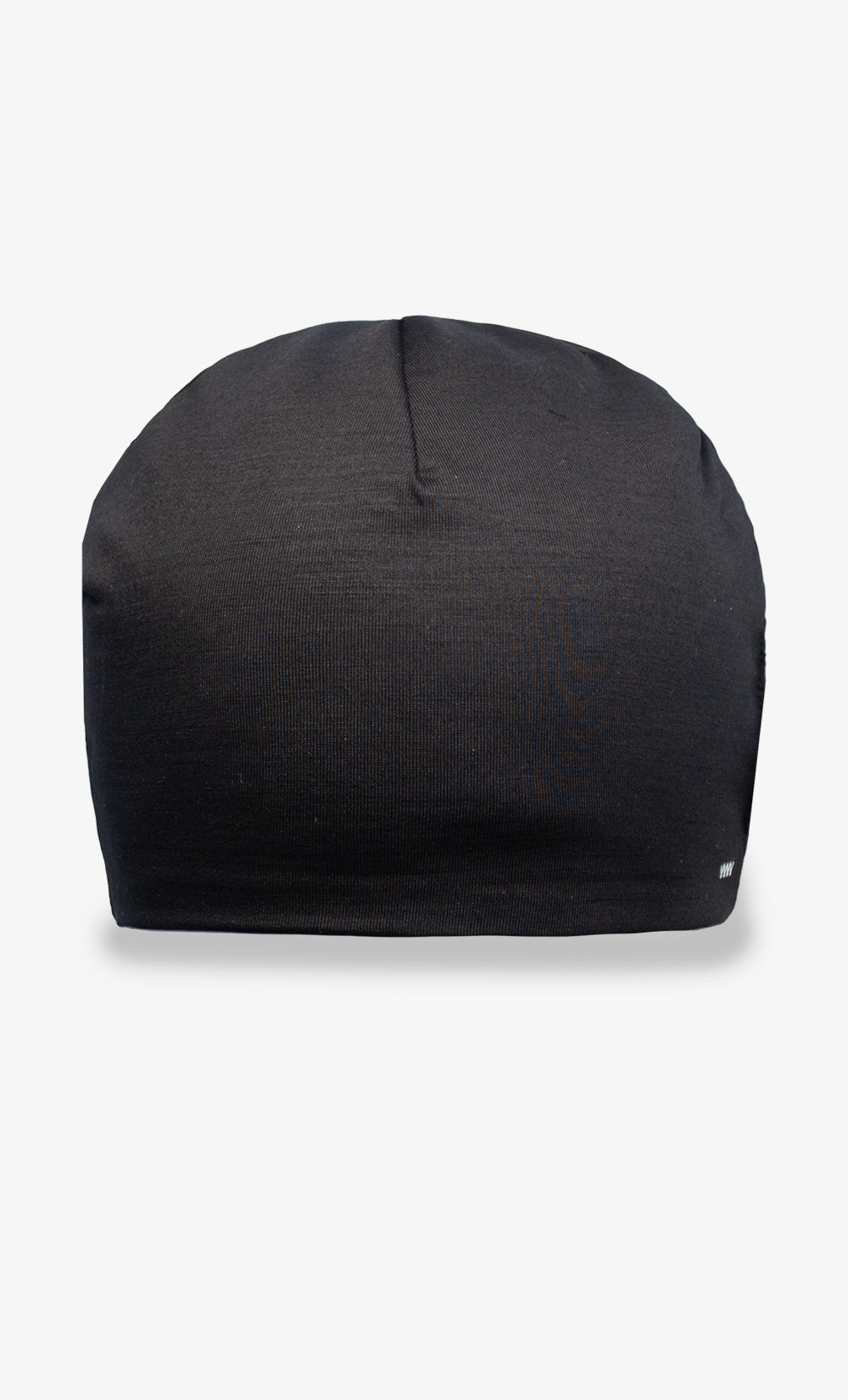 Double 100% Merino Beanie - Black