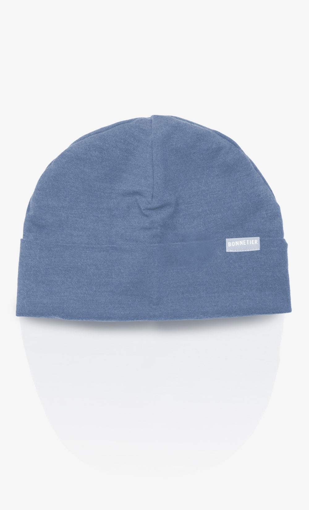 Tuque Mérinos Toundra - Bleu Chiné