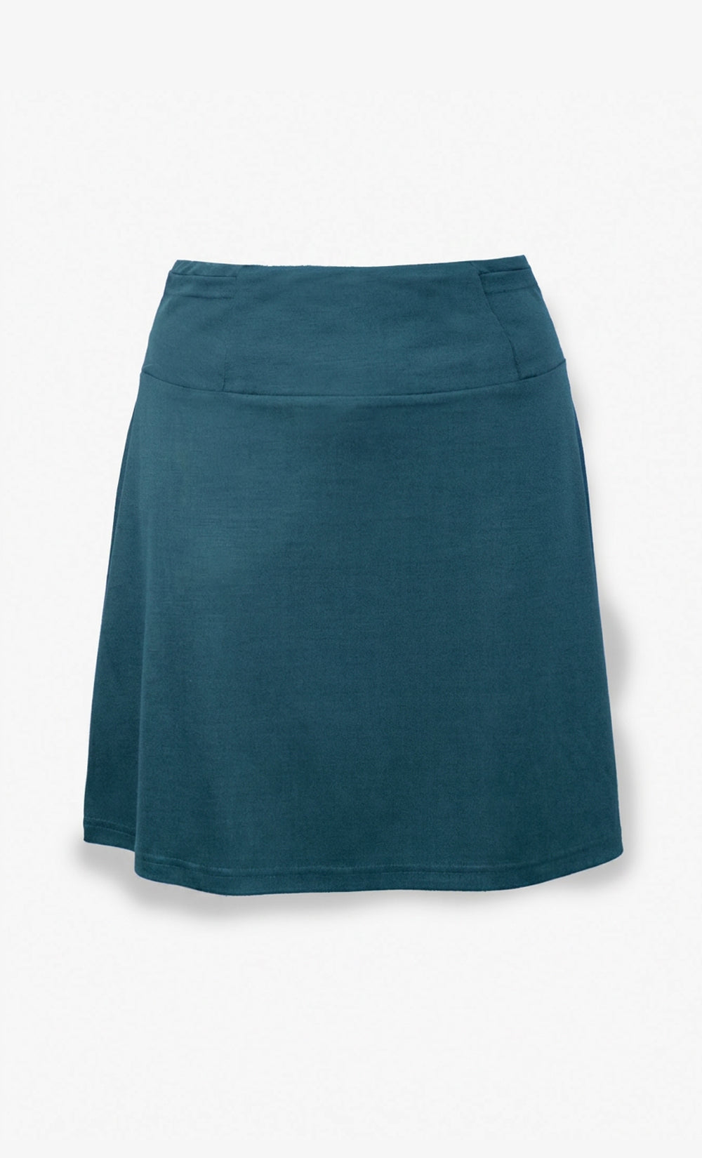 Turquoise Merino Wool Skirt - Nomade